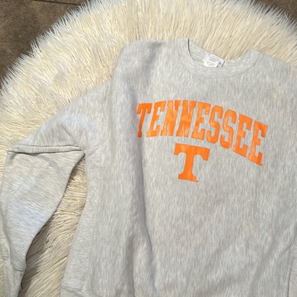 🧡 Vintage Tennessee Volunteers Sweatshirt ~ LARGE ~ Reverse Weave 90’s Champion - Picture 9 of 10